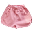 thumbnail image 4 of GYRATEDREAM 3 Packs Girls Cotton Blend Dolphin Shorts with Pockets Toddler Elastic Sport Athletic Shorts 2-8T, 4 of 8