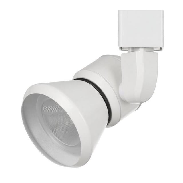 Benjara BM220633 10W Integrated LED Metal Track Fixture with Cone Head, White
