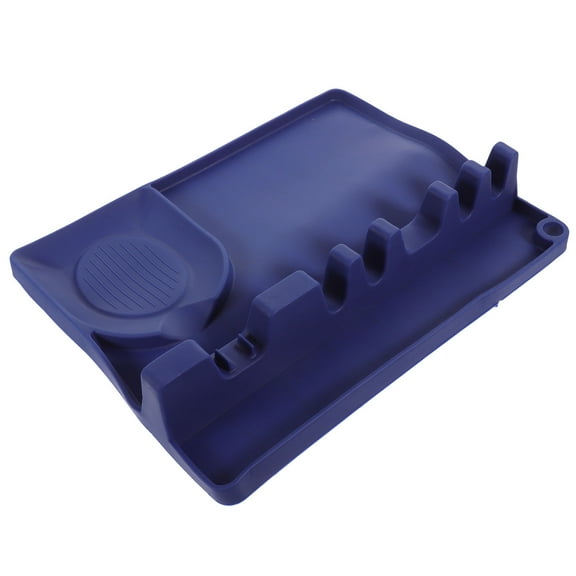 HEALEEP Tableware Storage Bracket Spoon Storage Stand Drip Pad Silicone Scoop Rest