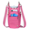 thumbnail image 1 of Bolso Telena Bandolera Portabotellas RFID Rojo Rosado, 1 of 8
