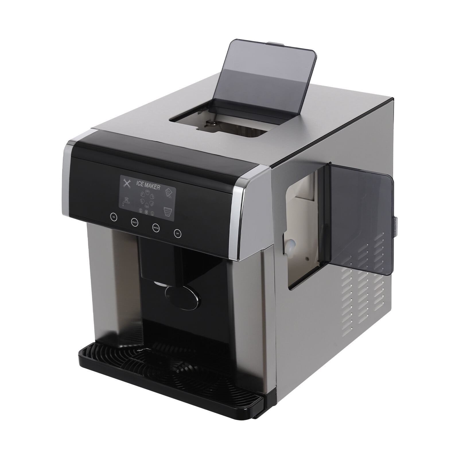 DENEST 2-in-1 Ice Water Maker, Countertop Ice Maker Dispenser, 110V Electric Ice Dispenser, for Home, Office, Cafe