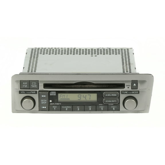 Restored 2003 Honda Civic AM FM Radio Single CD Player 39101-S5B-A110-M1 2TC4 (Refurbished)