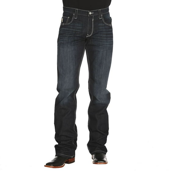 cinch - cinch men's carter relaxed fit jean, performance dark rinse ...