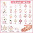 thumbnail image 2 of Encantos Navideños Misdary Rosa 100 Piezas para Fabricación de Joyería, 2 of 7