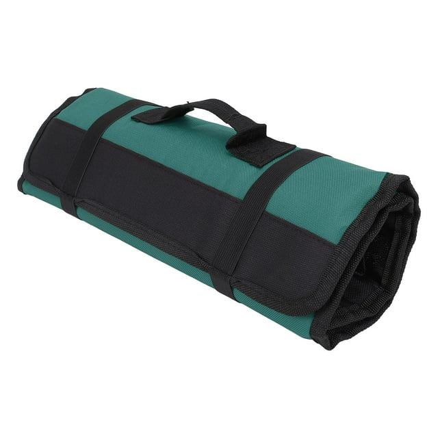 Sac Rouleau Portable pour Couteaux de Chef, Sac Rouleau de Rangement pour Couteaux en Toile de Cuisine avec 20 Fentes pour Voyager, Camping, Ranger Fourchettes, Cuillères, Éplucher, Sculpter, Ciseaux