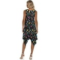 thumbnail image 2 of FUIALDOLG Christmas Colorful Lights Dress for Women Christmas Party Xmas Tank Dress Loose Flowy Beach Dress Midi Skirt Christmas Costume,2XL, 2 of 7