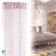 thumbnail image 3 of Deago 39x78 Inch Crystal Beaded Tassel Curtain Partition Door String Curtain Screen Window Panel Room Divider Home Decor (Pink), 3 of 7