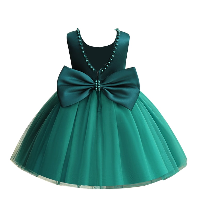 Flower Girls Beaded Bowknot V-Back Lace Tutu Dress for Kids Baby Birthday Party Formal Wedding Dresses - Walmart.com Flower Girls Beaded Bowknot V-Back Lace Tutu Dress for Kids Baby Birthday Party Formal Wedding Dresses - Walmart.com