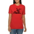 thumbnail image 3 of Plus Size Mexican Cowboy Graphic Design Deluxe Jersey T-Shirt - Red 3XL, 3 of 4