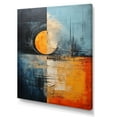 thumbnail image 2 of Designart "Abstract Tastes In Red And Blue I" Abstract Shapes Canvas Art Print, 2 of 7