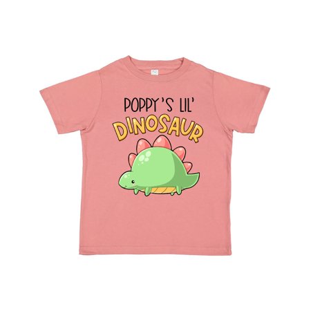 

Inktastic Poppy s Lil Dinosaur with Cute Stegosaurus Gift Toddler Boy or Toddler Girl T-Shirt