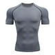 thumbnail image 1 of Playera Licra Deportiva Compresión Correr Manga Corta Gym, 1 of 6