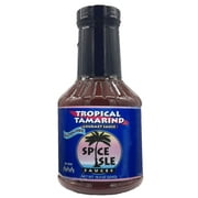 Spice Isle Sauces Tropical Tamarind Gourmet Sauce, Mild Caribbean BBQ Sauce with Tamarind, 18.5 oz