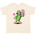 thumbnail image 3 of Inktastic Pickleball Cute Girly Pickle Girls Toddler T-Shirt, 3 of 5