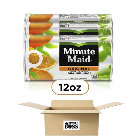 Minute Maid Original Orange Fruit Juice Frozen Concentrate, 12 fl oz Can (3 pack)