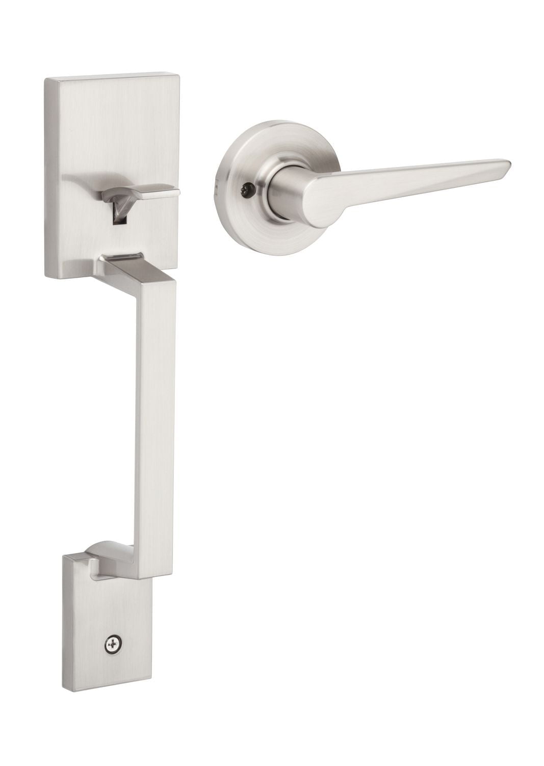 Weiser Amador/Tristan Handleset Mix & Match, in Satin Nickel, Elegant, superior security