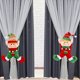 thumbnail image 4 of Modelo femenino hebilla de cortina de elfo de dibujos animados de Navidad muñeca hebilla de cortina para puerta colgante de árbol de Navidad vestir 65x35cm Material: tela ANGGREK Otros, 4 of 8