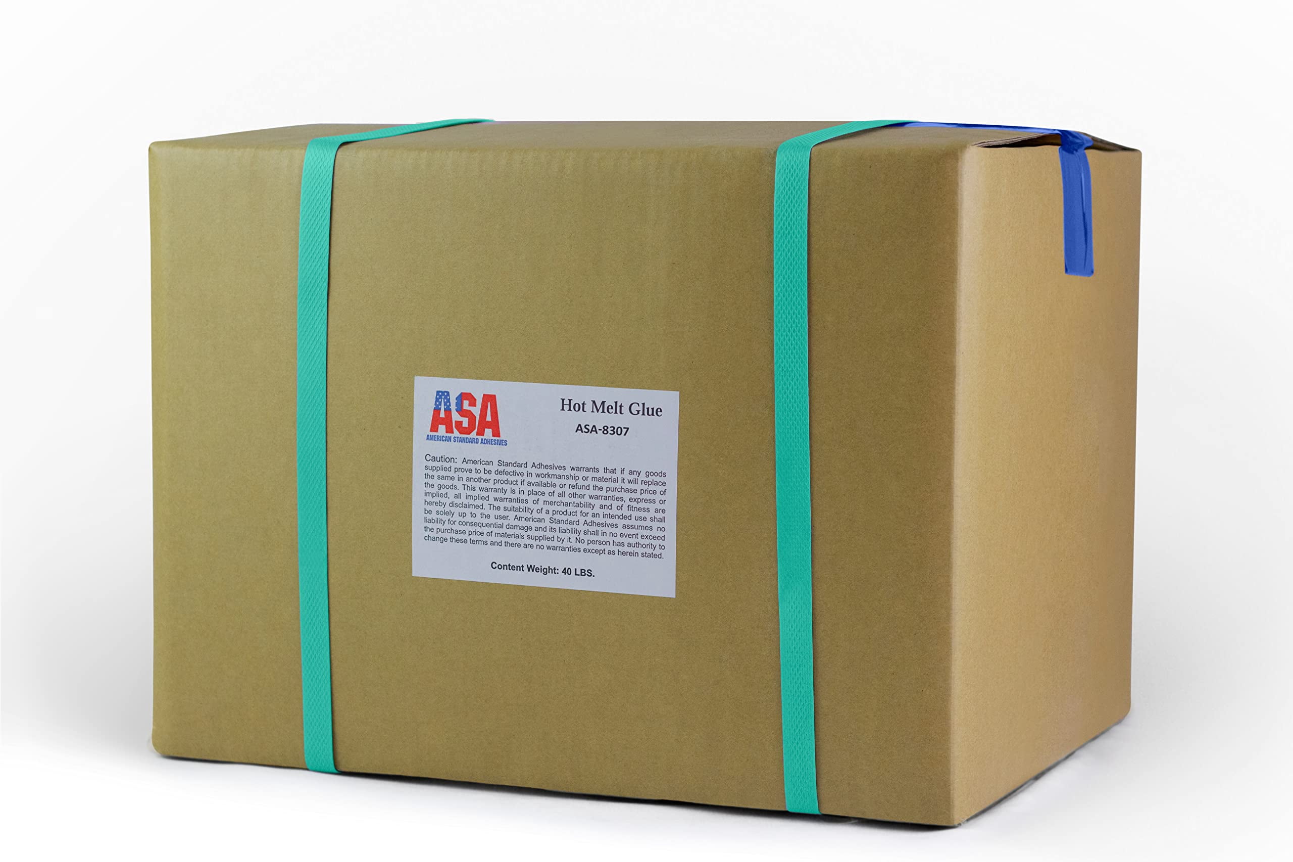 ASA Clear All-Purpose Hot Melt Glue for Bookbinding, Foam, Paper, Wood, Metal & Plastic, 40 lbs
