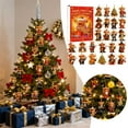thumbnail image 2 of 2025 Highland Cow Advent Calendar 24 Days Countdown with 2D Acrylic Cow Ornaments, Christmas Tree Hanging Decorations with Highland Cow Theme for Home Holiday, 2 of 5