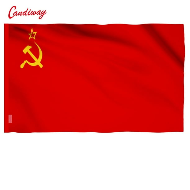 Bandera CCCP de la Unión rusa de las Republic islámicas, banderines de decoración del hogar, Festival de la URSS, NN001