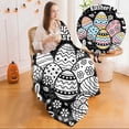 thumbnail image 4 of BotaniNest Easter DIY Colored Blanket An Art And Craft Colored Blanket Featuring Patterns Of Rabbits/eggs/sheep Washable Blanket Suitable For Easter And Family Activities., 4 of 6