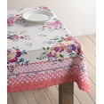 thumbnail image 2 of Rose Garden 100% Cotton Tablecloth for Dining | Tabletop | Decoration | Parties | Weddings | Spring/Summer (Rectangle, 60"x108"), 2 of 8