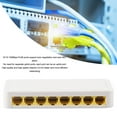 thumbnail image 4 of 8 Port Ethernet Switch, Professional Silent , Plug and Play LAN RJ45 Splitter, Lightweight and Portable, Energy Saving, 4KV, 4 of 8