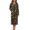Hunting Camo, variant on FOR U DESIGNS Sunflower Print House Dresses for Woman Comfortable Long Sleeve Night Shirts Soft Duster Lounger Robe with Pockets,Sleep Dress with Zipper, S