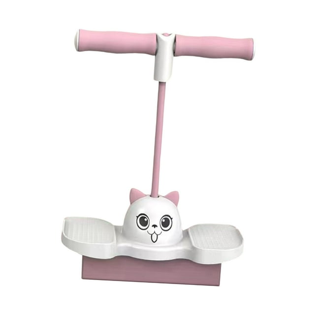 Baohd Pogo Jump Board Bouncing Toy Outdoor Black for Kindergarten Indoor Panda Children Rabbit Pink 38x90cm