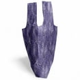 thumbnail image 3 of Botany Reusable Market Bag, Bush of Purple Fern Leaves in the Forest Herbs of Island Exotic Pattern, Printed Foldable Bag for Shopping and Grocery Large Capacity, Blue Violet, by Ambesonne, 3 of 4