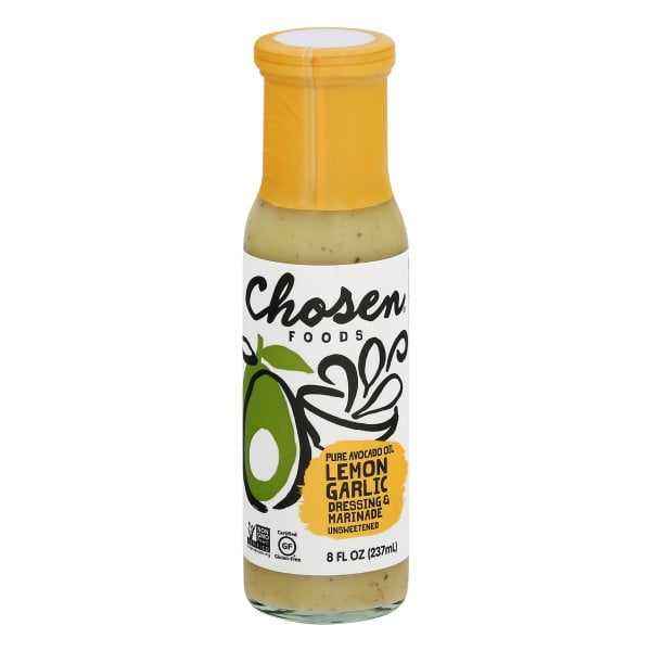 Chosen Foods Avocado OilBased Lemon Garlic Salad Dressing and Marinade