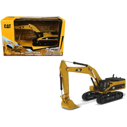 CAT Caterpillar 385C L Hydraulic Excavator Yellow "Play & Collect!" Series 1/64 Diecast Model by Diecast Masters