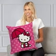 thumbnail image 4 of Hello Kitty Hello Umbrella Kids Printed Throw Pillow, 18 x 18 inches, 4 of 5