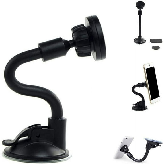 Magnetic Phone Holder, Universal Long Arm Magnetic Phone Holder Adjustable Car Windshield Mount Stand
