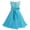 Blue, variant on iEFiEL Girls Floral Lace Bodice Ball Gown Wedding Party Pageant Maxi Dress