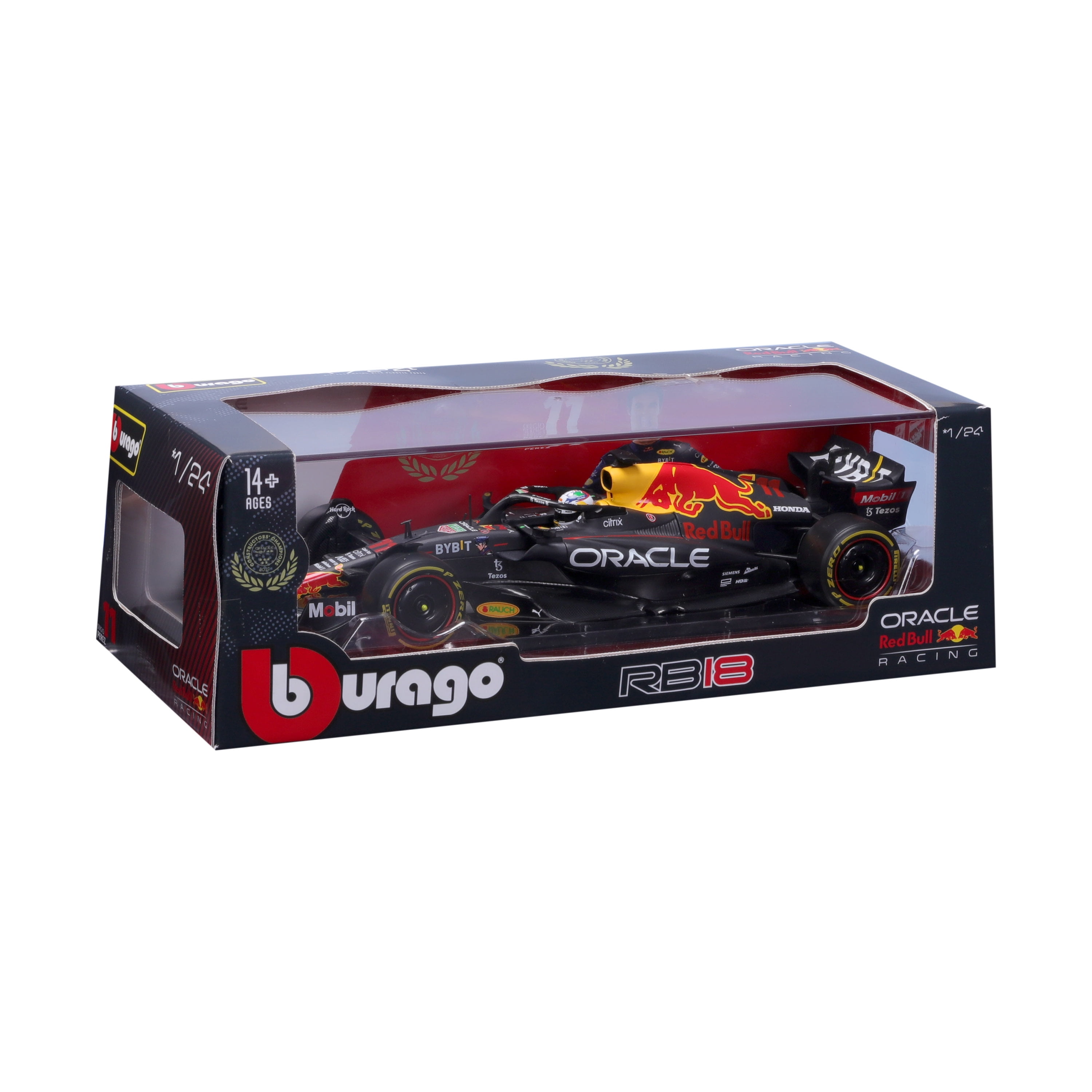 Bburago 1:24 Scale Formula Race Car Collectible Assortment