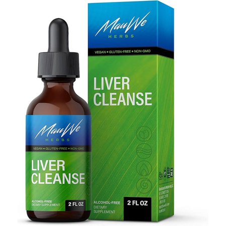 MAUWE HERBS Liver Cleanse Detox & Repair Tincture - Liver Supplement with Milk Thistle - Liver Health Liquid Drops - Alcohol-Free Formula