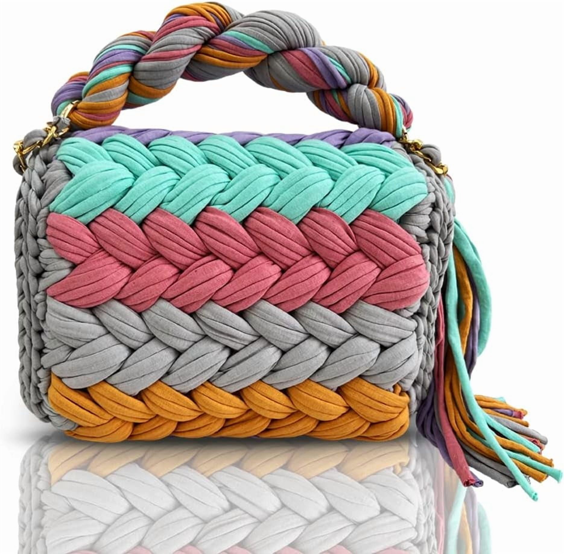Evening Clutch Bag for Women, Handmade Crochet Wedding Party Purse, Small Flap Formal Crossbody Handbag Evening Clutch