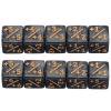 10 Uds. Contador de dados 5 positivo +1 -1 5 juego de mesa de reunión negativo (negro) Likrtyny Para estrenar