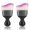 White & Purple, variant on 2-Piece Car Interior Detailing Brush Set, Brown Auto Cleaning Brushes for Dashboard, Air Vents, Console, Crevices & Hard-to-Reach Areas