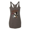 thumbnail image 2 of Wild Bobby Biker Betty Boop Wild One MC Motorcycle Betty Boop Tri-Blend Racerback Tank Top, Brown, X-Large, 2 of 5