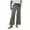 Army Green, variant on Tanghaowl Women's Pants, Pants Women High Waisted Flare Wide Leg Capri Work Business Casual Ankle With Pockets Army Green XXL