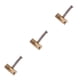thumbnail image 2 of Cateissary Sillines de puente de bajo, piezas de repuesto prácticas para guitarra, tornillo de montaje, sillín de cuerda fija roscado a prueba de óxido, Type1 NO1 Cateissary CBP464239, 2 of 6
