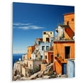 thumbnail image 2 of Designart "Tones Fontanas Italy Terracotta wall art IX" Italy Metal Wall Decor, 2 of 5