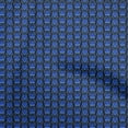 thumbnail image 1 of oneOone Cotton Poplin Twill Blue Fabric Geometric Dress Material Fabric Print Fabric By The Yard 56 Inch Wide, 1 of 5