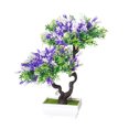 thumbnail image 2 of Artificial Bonsai Tree-Fake Plant in Pot Artificial Plants, Faux Bonsai Pine Bonsai Artificial Plants for Home Decor Indoor, Office/Windowsill/Yard,Desktop Display 50% Saving, 2 of 6