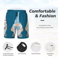 thumbnail image 3 of Balery Nurse Doctor Gnomes Bañador para hombre, shorts de playa de secado rápido con entrepierna y forro de compresión-Small, 3 of 6
