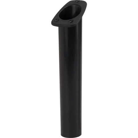 Narrow Gunnel Flush Mount Rod Holder - Black
