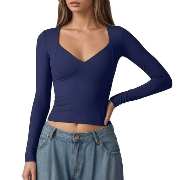 EDFBUYKRS Women’S and Women’S Plus Relaxed Fit Button Front Shirt, Sizes S
