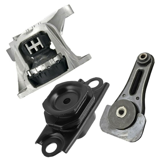 CF Advance Compatible with Nissan 17-22 Kicks Versa 1.6L Engine Motor and Automatic Transmission Mount Set 3PCS 10129 10130 10163 2017 2018 2019 2020 2021 2022